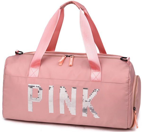 Pink fitness taske