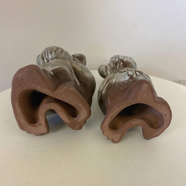 Krølle Bølle figurer, keramik trolde, mor og far h 11 cm 75kr. pr stk - Image 3