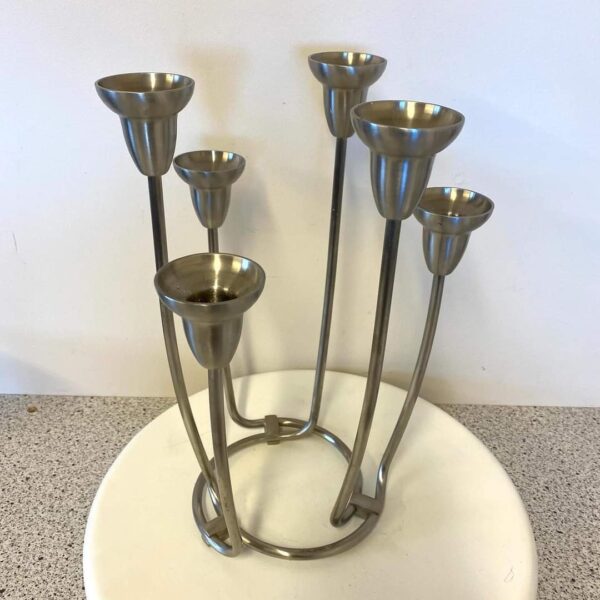 Georg Hensen Swing 6 armet lysestage h 32,5 cm 600kr. - Image 2