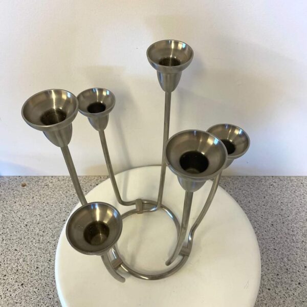 Georg Hensen Swing 6 armet lysestage h 32,5 cm 600kr. - Image 3