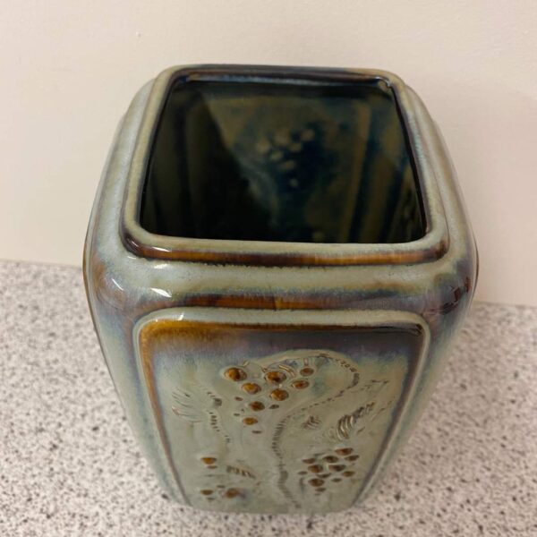 Bing og Grøndahl vase nr 7319 Copenhagen Stoneware 1. sort. H 19,5 cm 600kr. - Image 3
