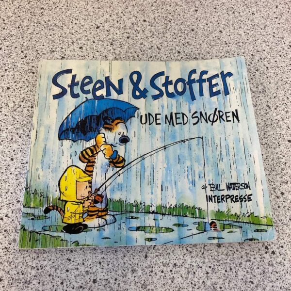 Steen og Stoffer tegneserier Steen og Stoffer nr. 1 Tab og vind 75kr. Steen og Stoffer nr. 2 Ude med snøren, har lidt på ryggen vejl. Pris 50kr #multiloppen - Image 3