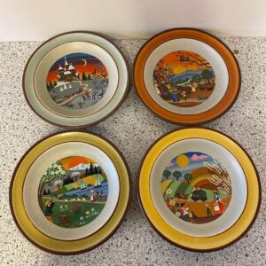 SMF Schramberg platter med søde motiver Ø 16,5 cm vejl.pris 50kr. pr stk. #multiloppen