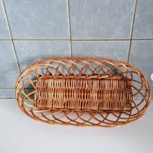 Skøn kurv i flet |vejl.pris kr. 45. #unikkelopper