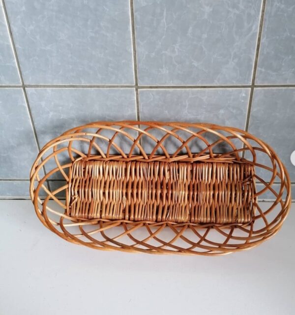 Skøn kurv i flet |vejl.pris kr. 45. #unikkelopper