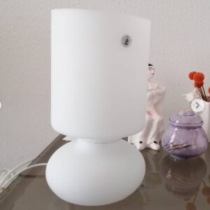 Vintage ikea Lykta-lamle i mat glas. Perfekt stand |vejl.pris kr. 125 #unikkelopper