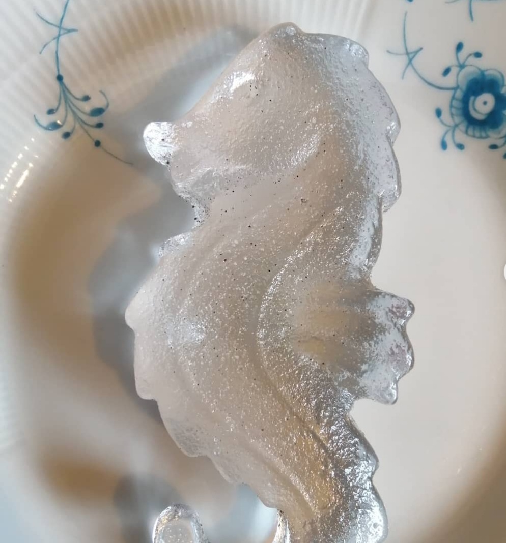 Søhest i glas vejl.pris kr 65 #unikkelopper