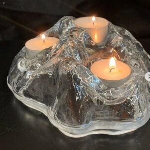 Skøn fyrfadsstage i glas fra svenske SEA of sweden vejl.pris kr. 75 #unikkelopper