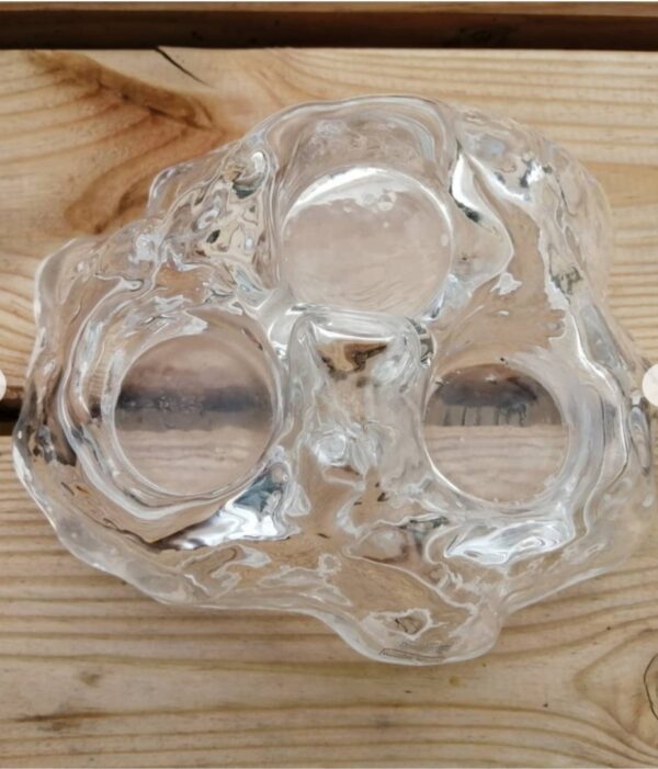 Skøn fyrfadsstage i glas fra svenske SEA of sweden vejl.pris kr. 75 #unikkelopper - Image 2