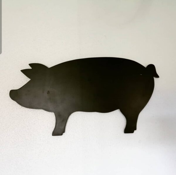 Lille gris på væggen der.. Træskilt vejl.pris kr. 50 #unikkelopper