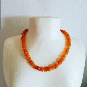 Smuk ravhalskæde 48 cm |vejl.pris kr. 75 #unikkelopper