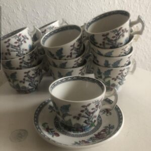 16 sæt Indian tree kaffekopper. 250,- for alle - Vejl.pris  #green_genbrug